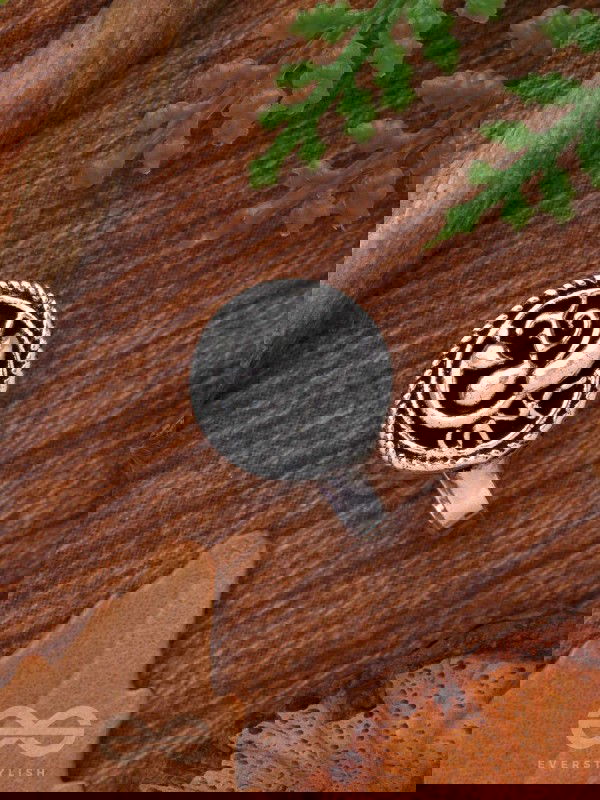 THE MAJESTIC AVIAN - OXIDISED NON-PIERCED NOSERING