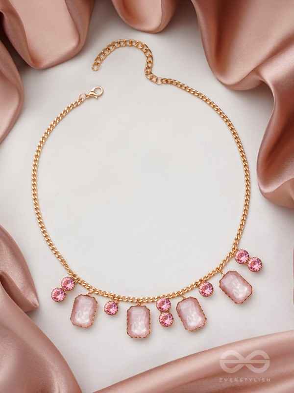 The Garden Of Evening Mists- Golden Embellished Necklace With Anti-Tarnish Coating 