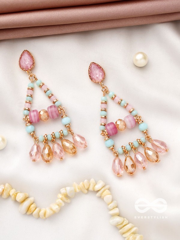 The Temple of Heaven- Golden Embellished Earrings