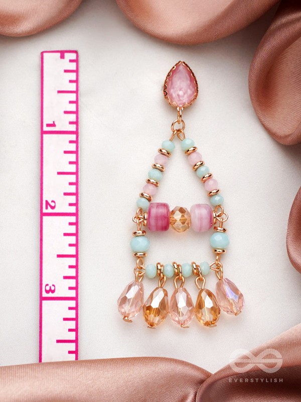 The Temple of Heaven- Golden Embellished Earrings