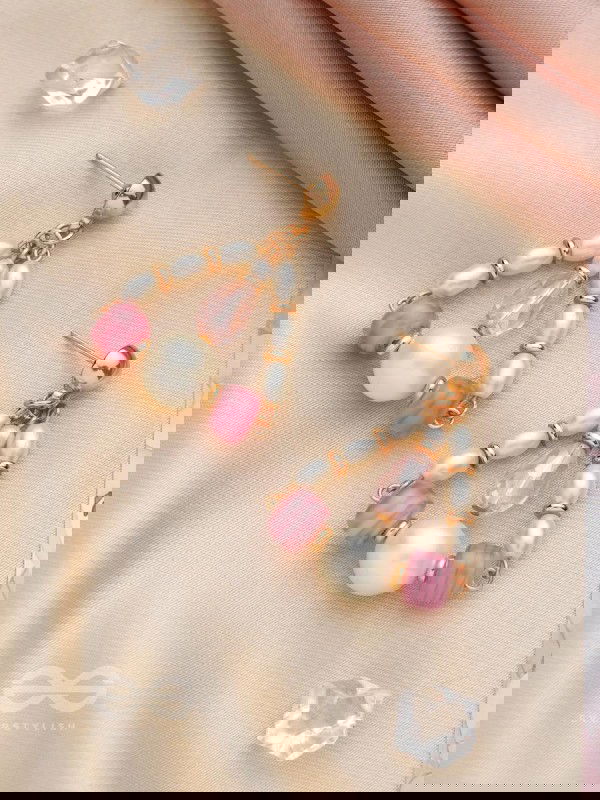 The Cinderella Swing- Golden Embellished Earrings