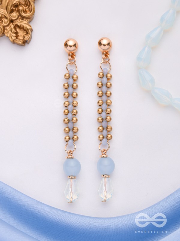 Love-in-a-Mist- Golden Embellished Earrings
