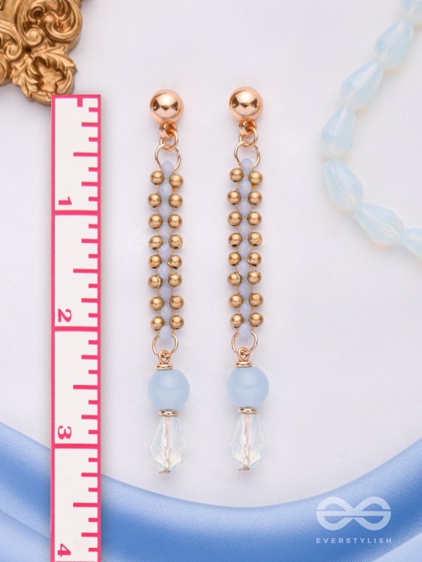 Love-in-a-Mist- Golden Embellished Earrings

