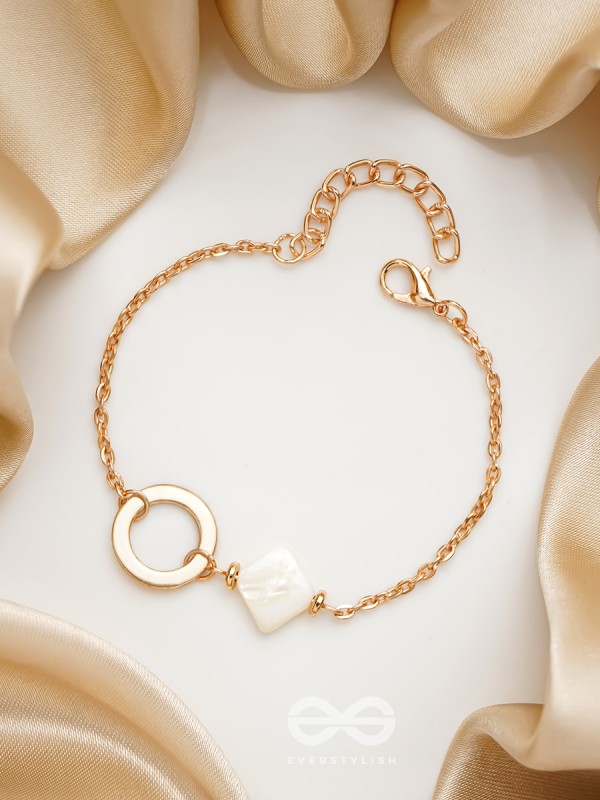 The Sun-kissed Sand- Golden Embellished Bracelet