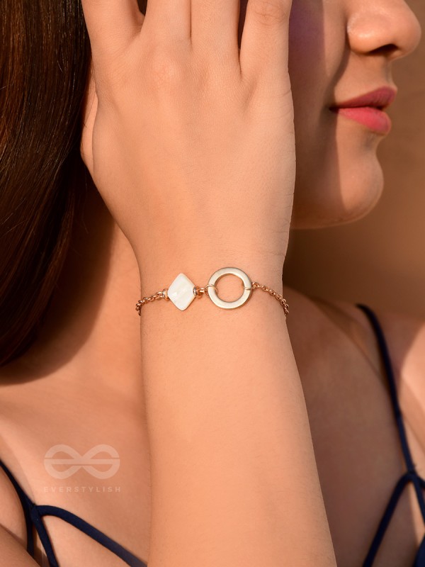 The Sun-kissed Sand- Golden Embellished Bracelet