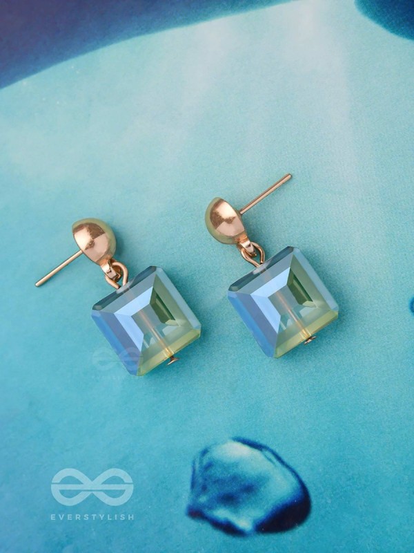 The Gothic Glam- Golden Embellished Earrings