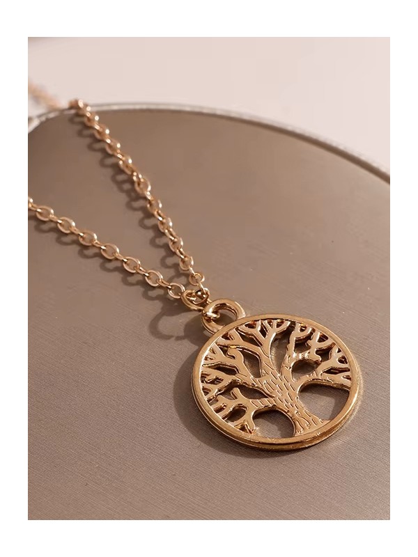 The Golden Grove- Golden Embellished Necklace With Anti-Tarnish Coating
