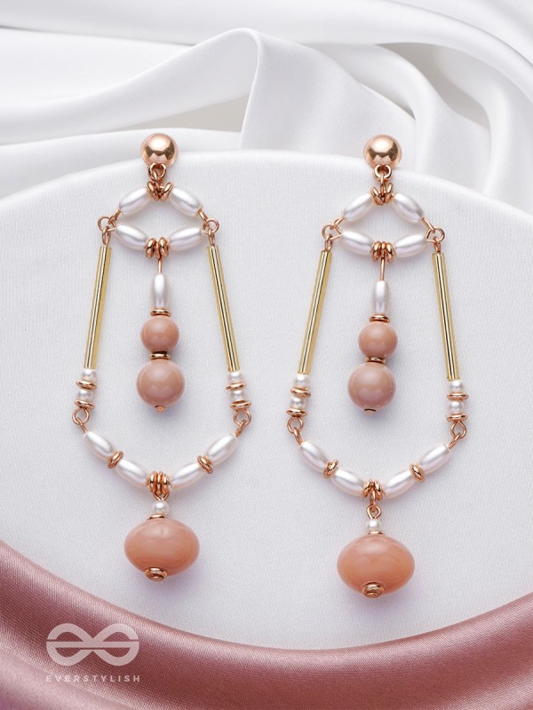 The Jasmine Jewels- Golden Embellished Earrings