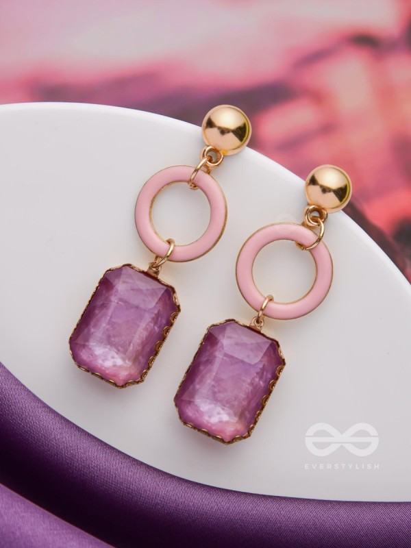THE VIOLET ROUNDABOUTS - CUTE ENAMELLED EARRINGS
