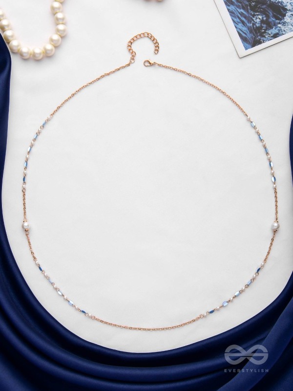 The Freshwater Magic - Beaded Two Layers Necklace With Anti-Tarnish Coating 