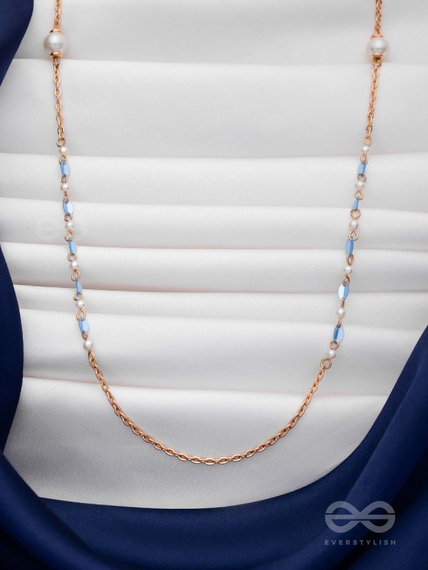 The Freshwater Magic - Beaded Two Layers Necklace With Anti-Tarnish Coating 