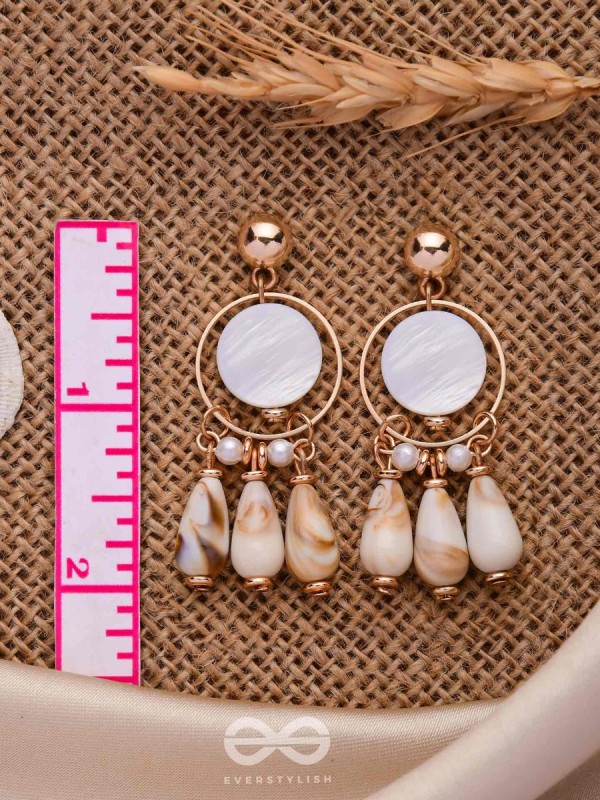 BROWN SUGAR SHELLS - THE CLASSIC HOOP EARRINGS