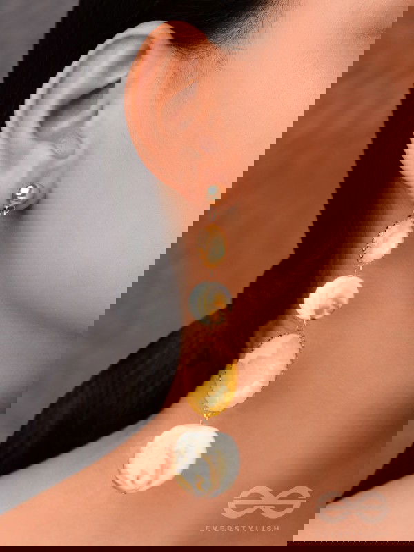 SUN-KISSED SHELL - CLASSIC DROP EARRINGS