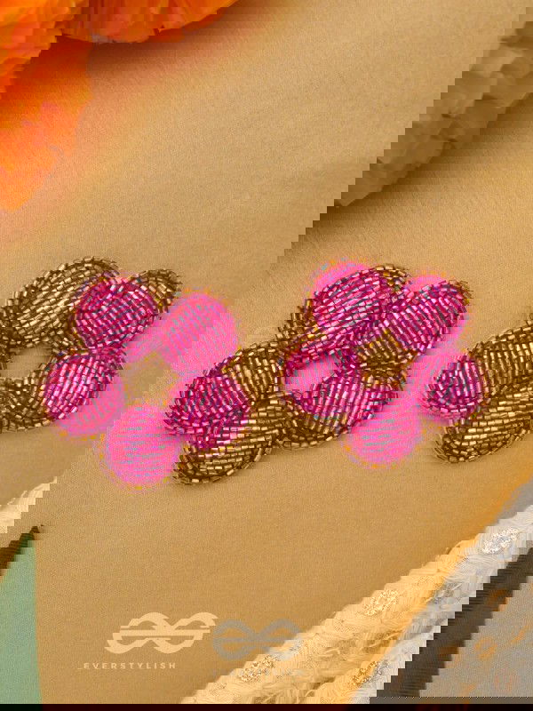 Alakshya - The Unseen Beauty - Cutdana Hand Embroidered Earrings