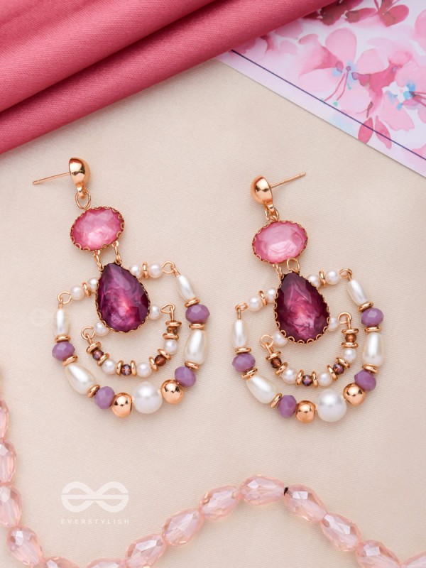 THE BLUSH BEAUTIES - HANDMADE STATEMENT EARRINGS