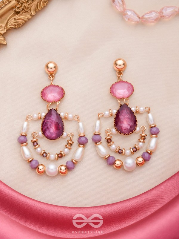 THE BLUSH BEAUTIES - HANDMADE STATEMENT EARRINGS
