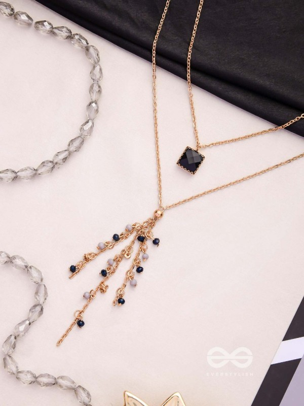 The Dancing Shadows - Classy Two Layered Neckpiece With Anti-Tarnish Coating 
