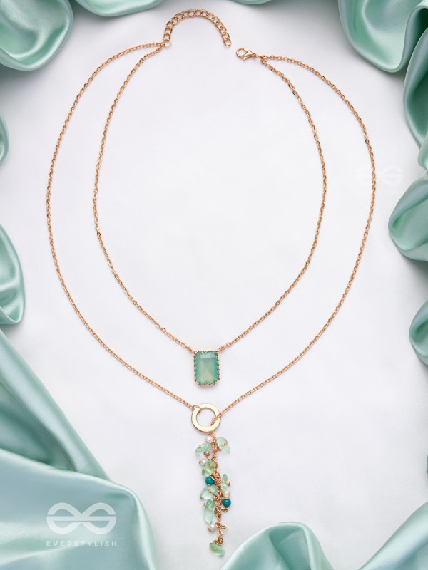 The Evergreen Charms - Classic Two Layered Neckpiece With Anti-Tarnish Coating