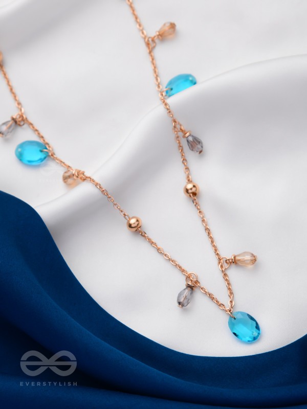 The Sunshine Splash - Classy Neckpiece With Anti-Tarnish Coating 