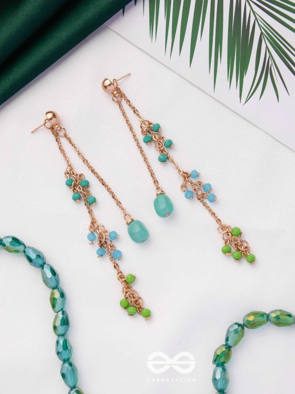 THE SONG OF AVES - GOLDEN DROP EARRING