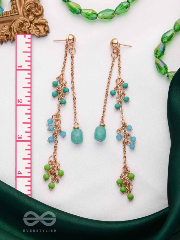 THE SONG OF AVES - GOLDEN DROP EARRING