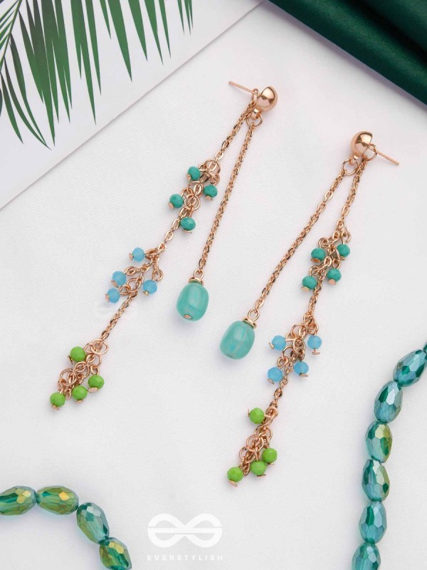 THE SONG OF AVES - GOLDEN DROP EARRING