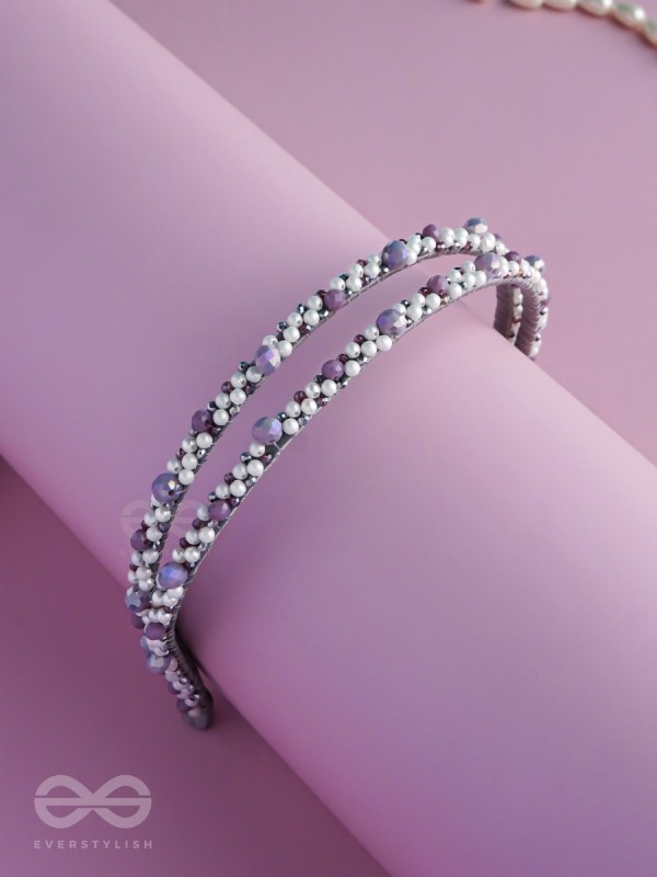 Vivikta - The Refined Splendor - Beaded Hand Embroidered Hairband