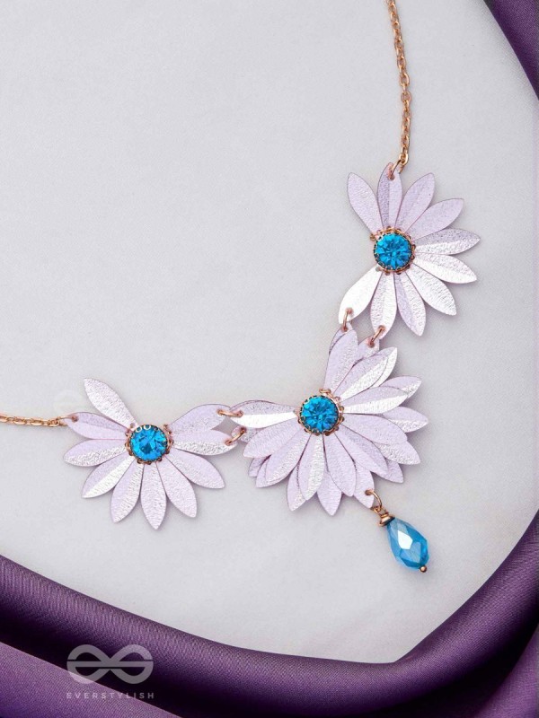 Shimmering Spring Symphony - Cute And Playful Neckpiece With Anti-Tarnish Coating (Pink) 