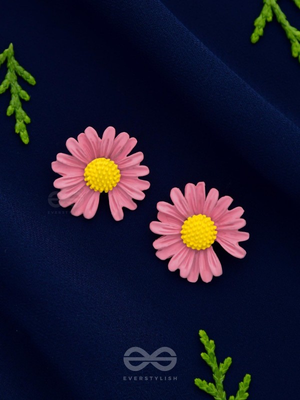 FORGET-ME-NOT - CASUAL STUD EARRINGS (PINK)