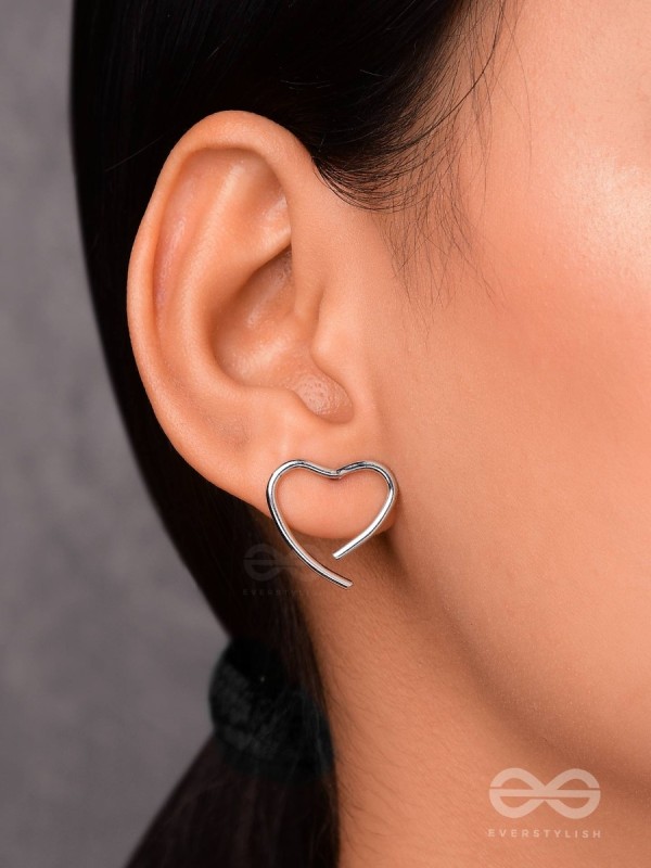 LOVE IN PROGRESS - CASUAL SILVER STUDS