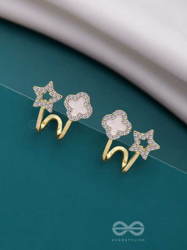 MAKE A WISH - STUD EARRINGS (WHITE)