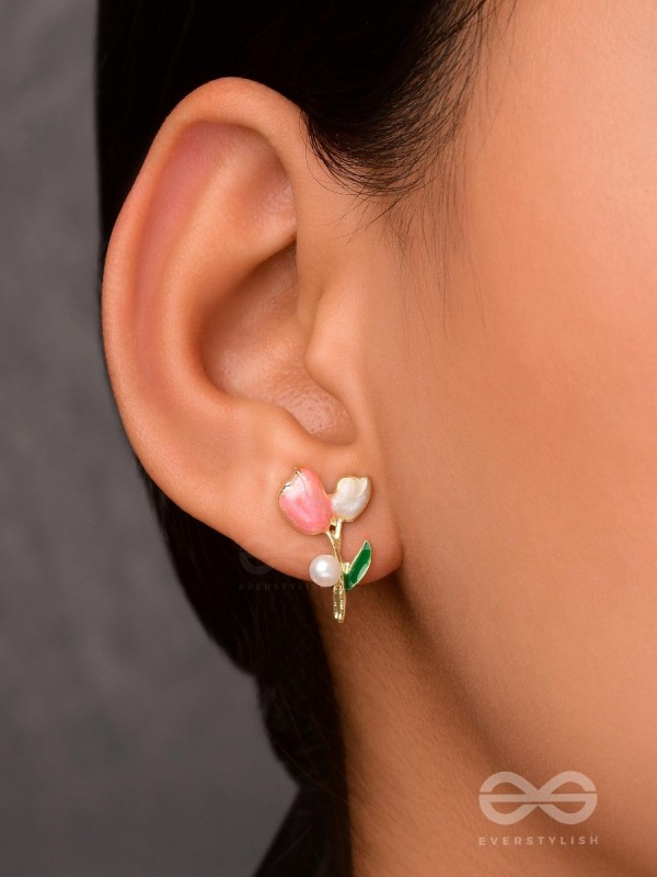 BLOOMING WITH JOY - MULTICOLORED FLORAL STUDS