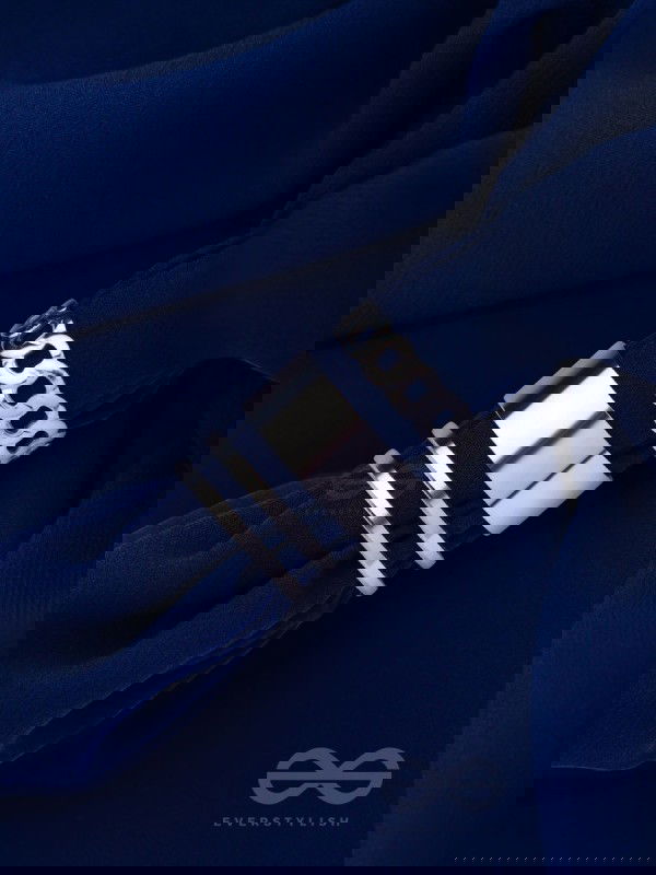 BANDS N CHAINS- SET OF 3 ADJUSTABLE SILVER RINGS