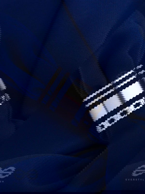 BANDS N CHAINS- SET OF 3 ADJUSTABLE SILVER RINGS