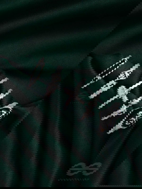 ALL ABOUT LOVE AND WAR - SET OF 5 SILVER RINGS