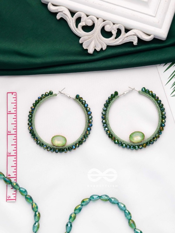 THE ENCHANTED CIRCLETS - STATEMENT HOOP EARRINGS