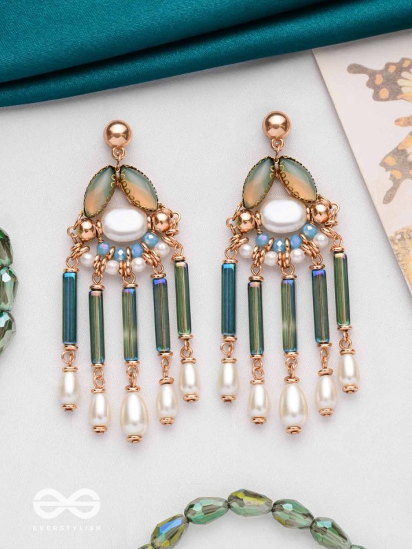 THE FOREST RAIN - STATEMENT DROP EARRINGS