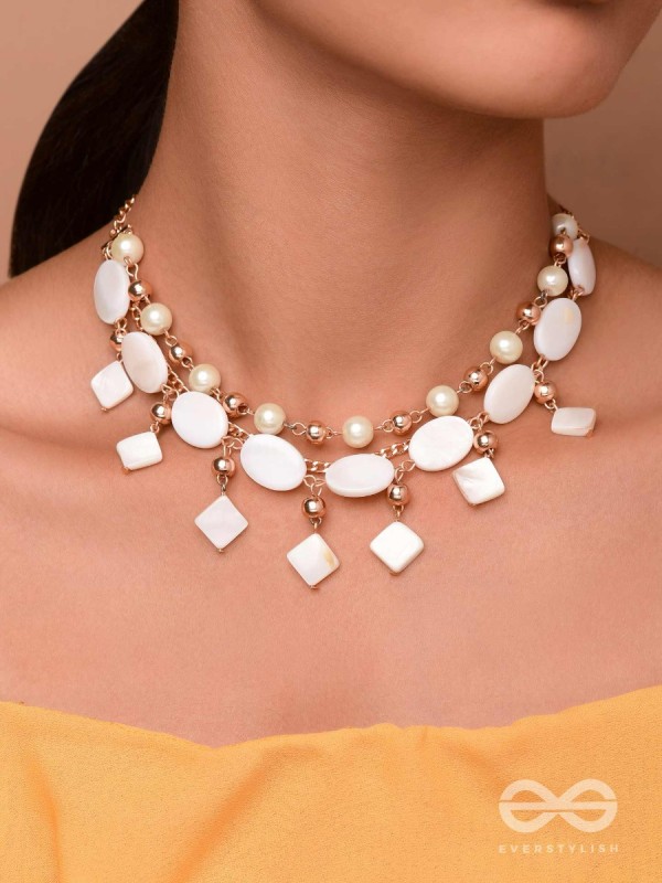 Layers Of Magic - Elegant Multilayered Neckpiece With Anti-Tarnish Coating 