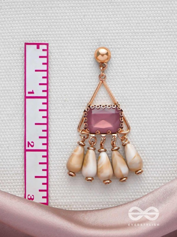 THE SPARKLING SEA-SHORE - STATEMENT DROP EARRINGS