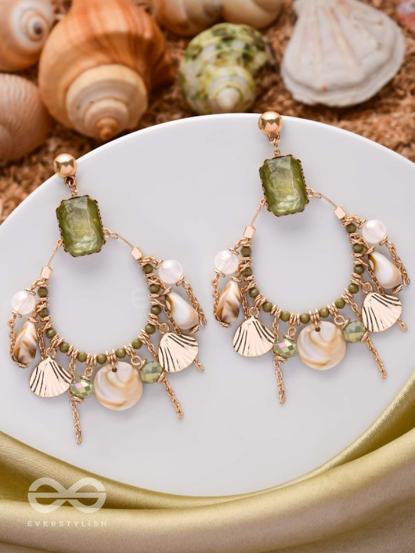 THE TROPICAL COASTLINE - STATEMENT DROP EARRINGS
