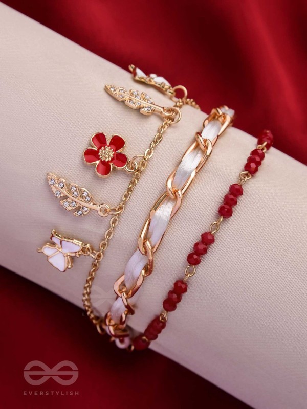THE SCARLET'S GARDEN - STATEMENT MULTILAYERED BRACELET