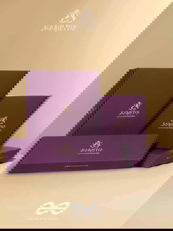 Aralu - Flower In Bloom - Beads, Stone And Glass Drops Hand Embroidered Adjustable Ring (Black & Golden)