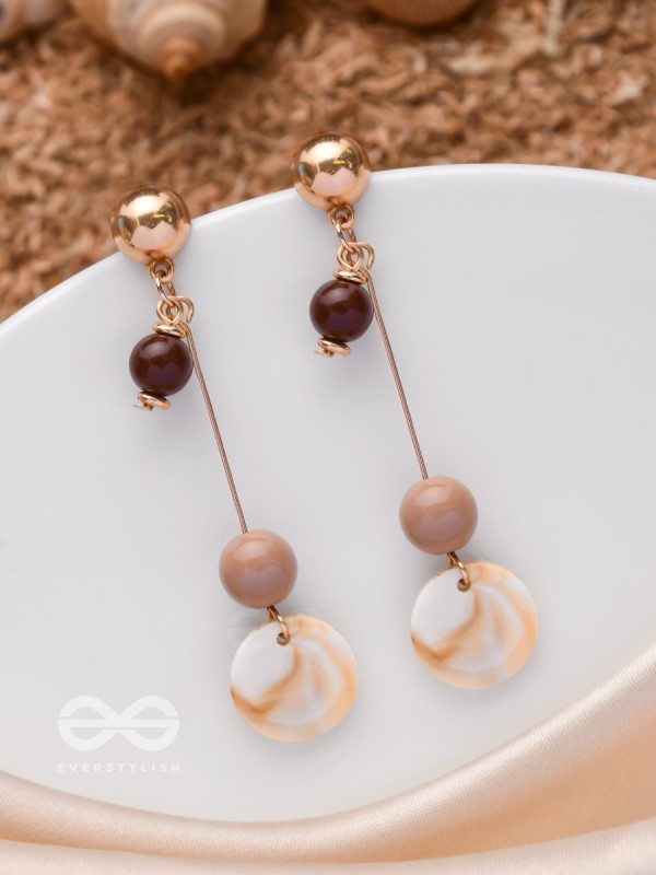 SEASHELL SECRETS - CASUAL DROP EARRINGS