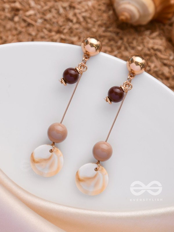 SEASHELL SECRETS - CASUAL DROP EARRINGS