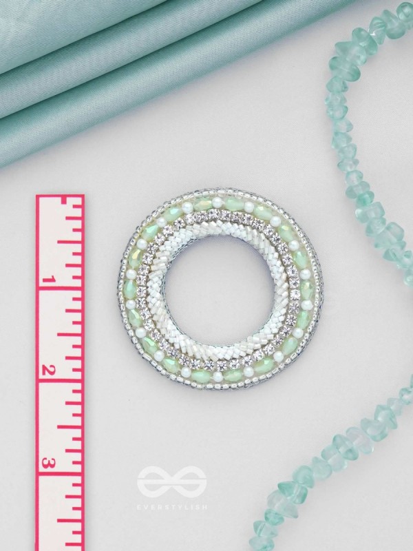 Shuddhaami - The Pure Desire - Beads And Cutdana Hand Embroidered Earrings