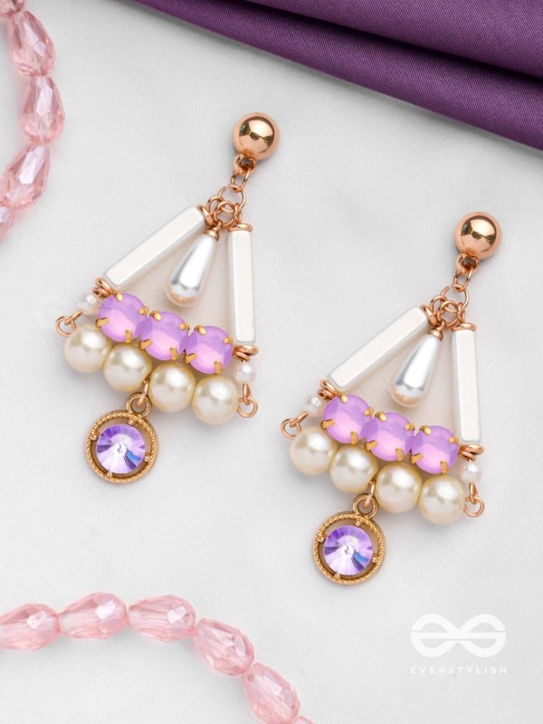 THE REGAL RADIANCE - GOLDEN EMBELLISHED EARRINGS