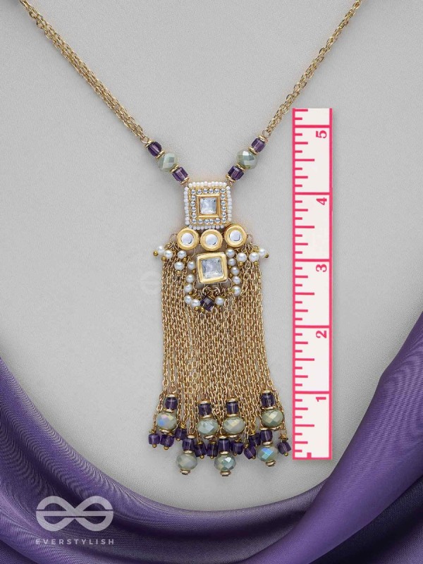 Vyushti - The First Gleam - Beads, Polki And Kundan Finished Neckpiece With Anti-Tarnish Coating 