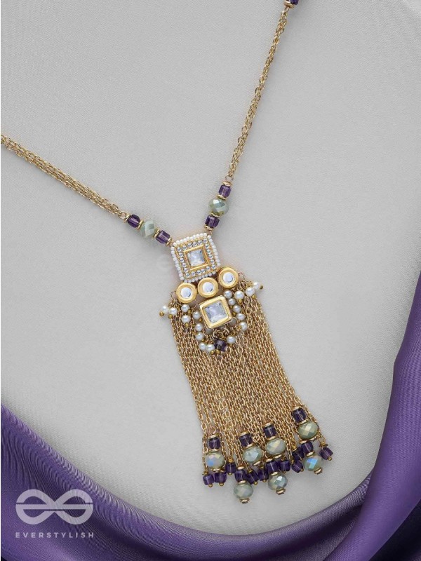 Vyushti - The First Gleam - Beads, Polki And Kundan Finished Neckpiece With Anti-Tarnish Coating 