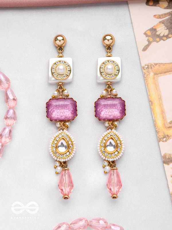 THE DREAMY DAZZLES - GOLDEN EMBELLISHED EARRINGS