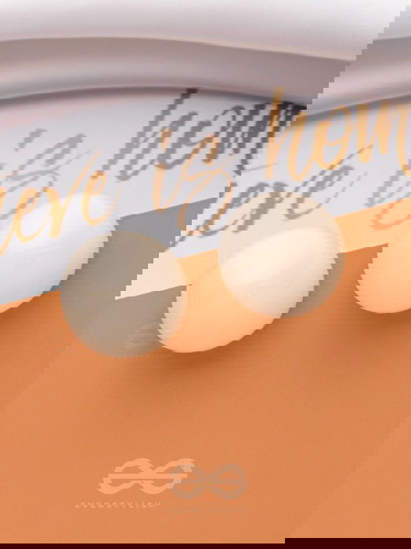 HOPPIN' HAPPINESS - WHITE STATEMENT STUD EARRINGS